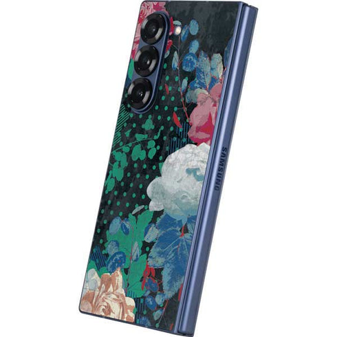 Fall Flowers Galaxy Z Fold6 Skin