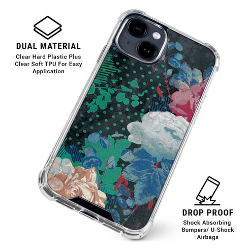 Fall Flowers iPhone 15 Clear Case
