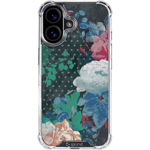 Fall Flowers iPhone 16 Plus Clear Case