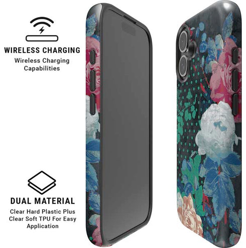 Fall Flowers iPhone 16 Plus Magsafe Impact Case