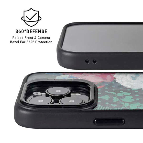 Fall Flowers iPhone 16 Pro Max Kickstand Case