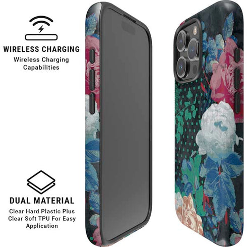 Fall Flowers iPhone 16 Pro Max Magsafe Impact Case