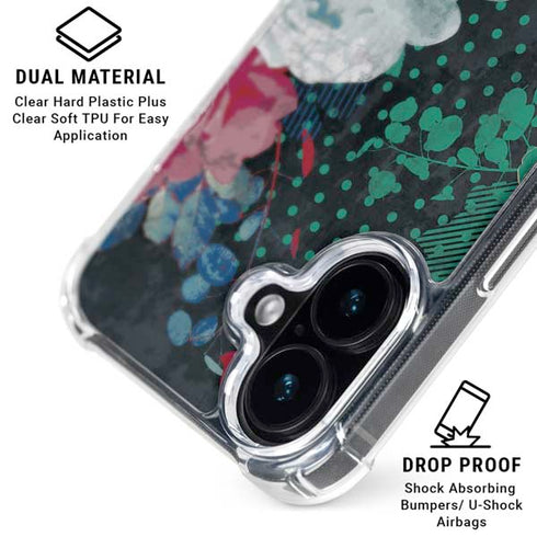 Fall Flowers iPhone 17 Clear Case