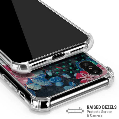 Fall Flowers iPhone X/XS Clear Case
