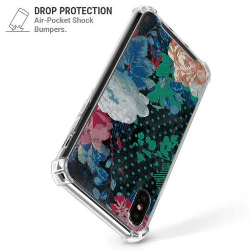 Fall Flowers iPhone X/XS Clear Case