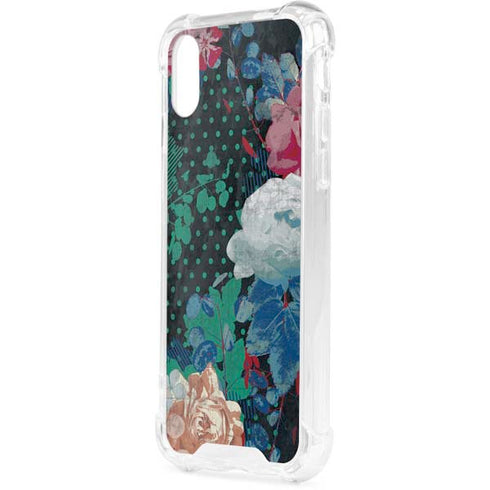 Fall Flowers iPhone XS Clear Case