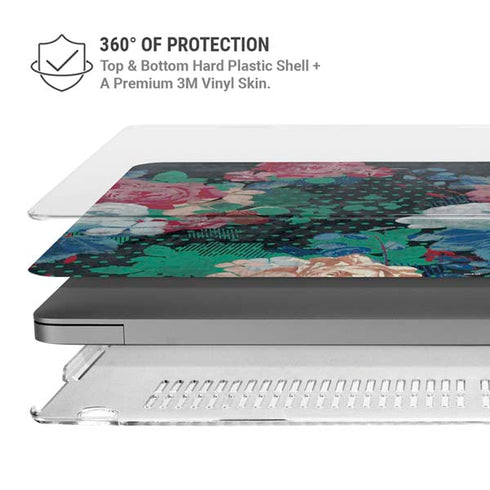 Fall Flowers MacBook Pro 14in (2021-24) Case plus Skin