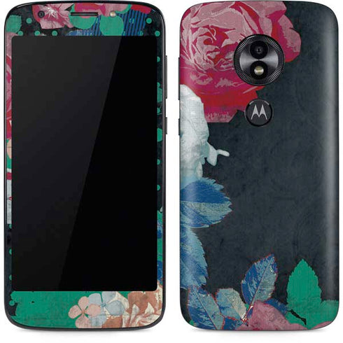 Fall Flowers Moto E5 Play Skin