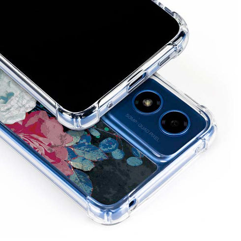 Fall Flowers Moto G 5G (2024) Clear Case