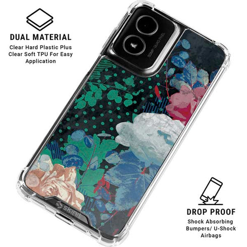 Fall Flowers Moto G Power 5G (2024) Clear Case