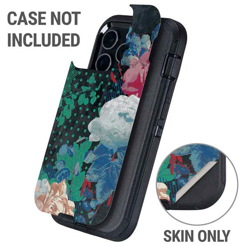 Fall Flowers Otterbox Defender iPhone Skin