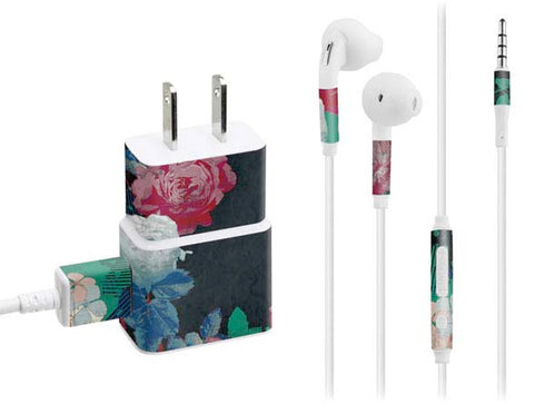 Fall Flowers Phone Charger Skin