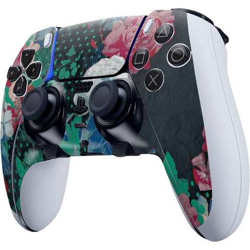 Fall Flowers PS5 DualSense Edge Pro Controller Skin