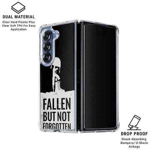 Fallen But Not Forgotten Galaxy Z Fold6 Clear Case