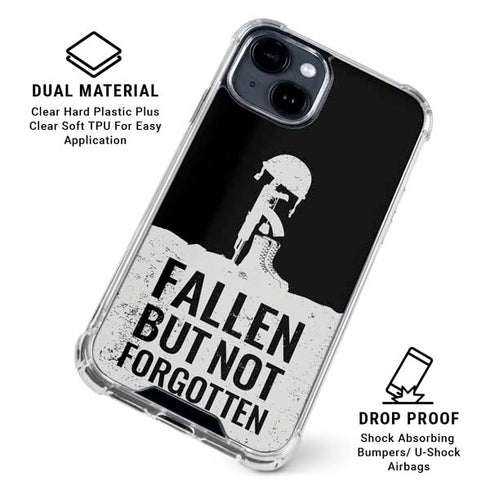Fallen But Not Forgotten iPhone 15 Clear Case