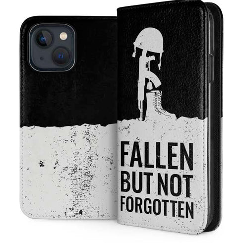 Fallen But Not Forgotten iPhone 15 Plus Folio Case