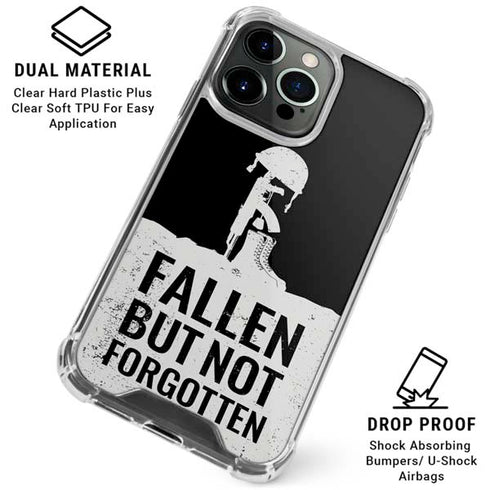 Fallen But Not Forgotten iPhone 16 Pro Max Clear Case