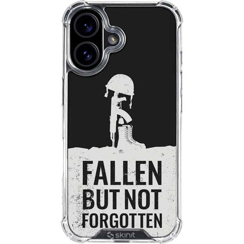 Fallen But Not Forgotten iPhone 17 Clear Case