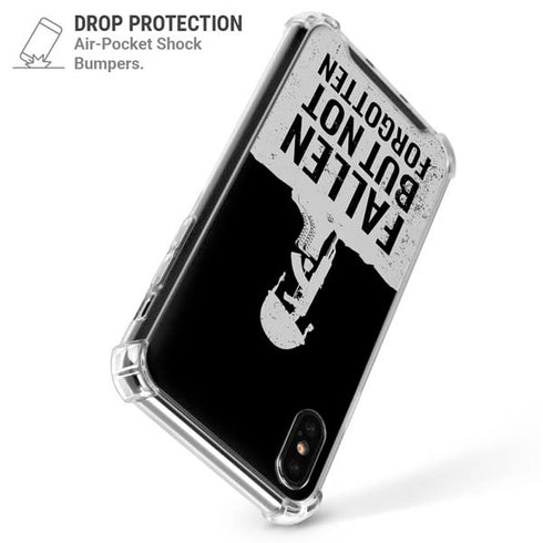 Fallen But Not Forgotten iPhone X/XS Clear Case