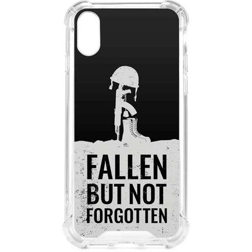 Fallen But Not Forgotten iPhone XS Clear Case