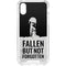 Fallen But Not Forgotten iPhone XS Clear Case