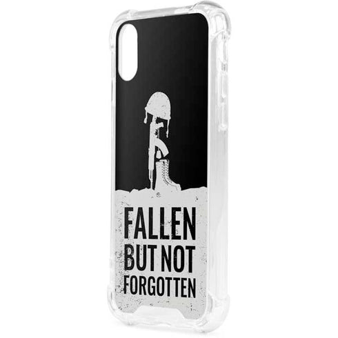 Fallen But Not Forgotten iPhone XS Clear Case