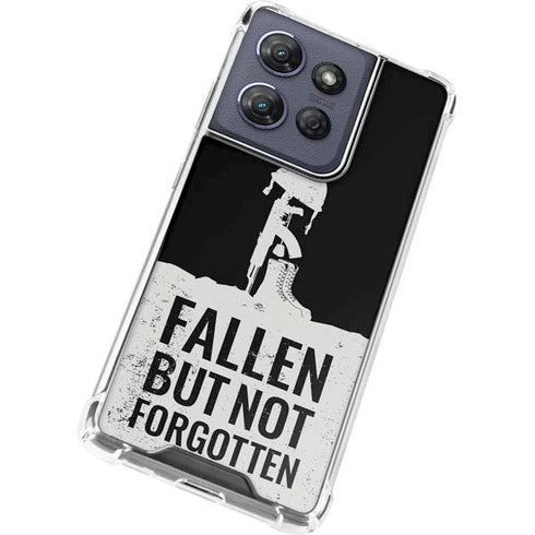Fallen But Not Forgotten Moto G 5G (2025) Clear Case