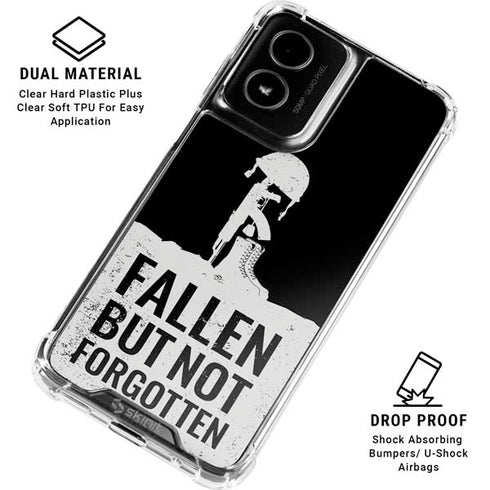 Fallen But Not Forgotten Moto G Power 5G (2024) Clear Case