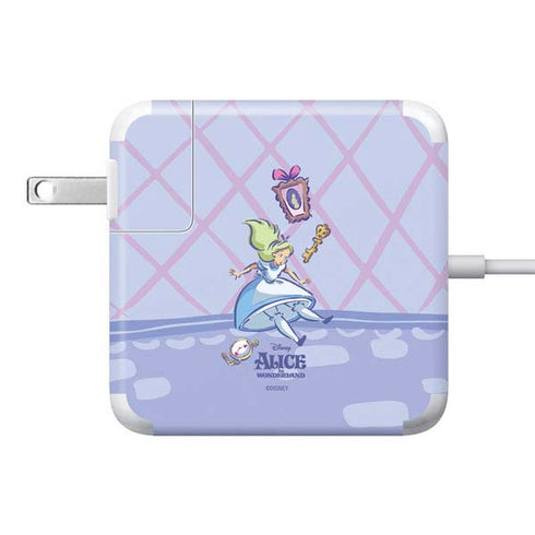 Disney Alice in Wonderland Falling down the Rabbit Hole 85W Power Adapter (15 and 17 inch MacBook Pro Charger) Skin