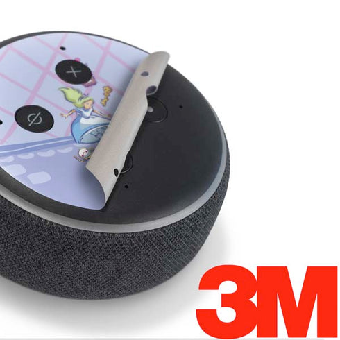 Disney Alice in Wonderland Falling down the Rabbit Hole Amazon Echo Dot Skin