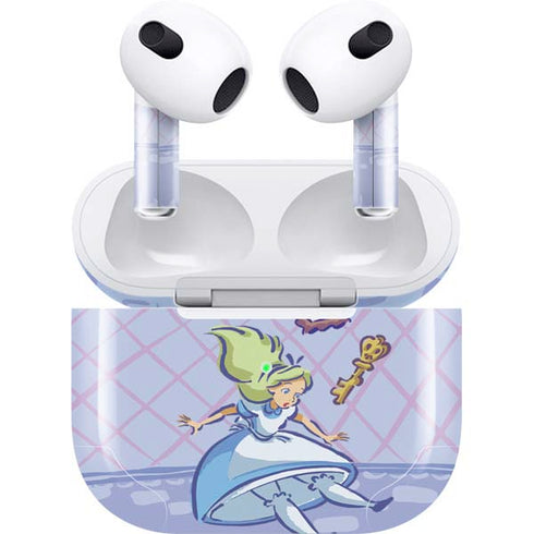 Disney Alice in Wonderland Falling down the Rabbit Hole Apple AirPods (3rd Gen 2021) Skin