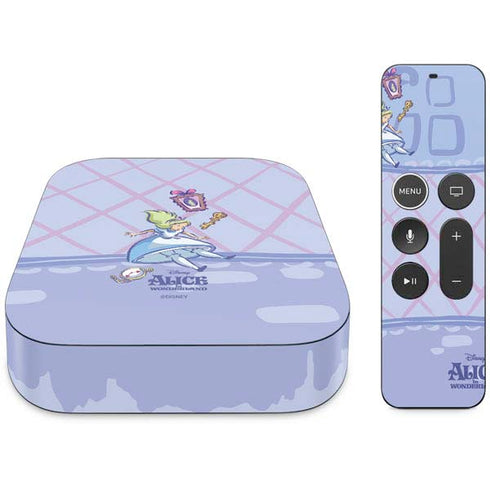Disney Alice in Wonderland Falling down the Rabbit Hole Apple TV Skin
