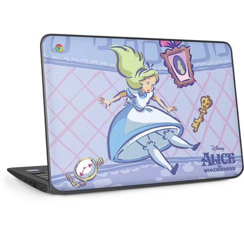 Disney Alice in Wonderland Falling down the Rabbit Hole HP Chromebook Skin