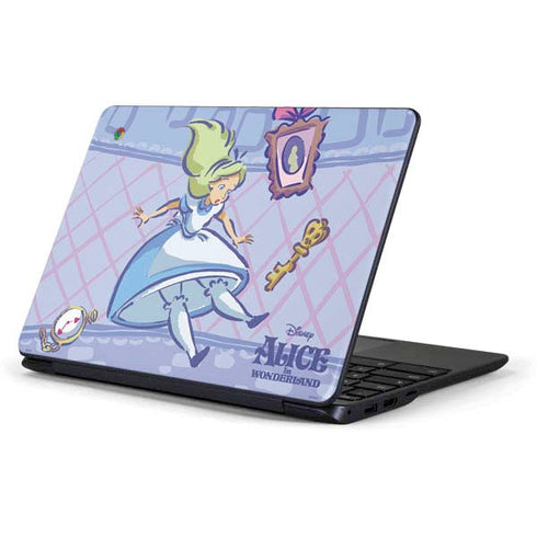 Disney Alice in Wonderland Falling down the Rabbit Hole Samsung Chromebook Skin