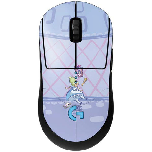 Disney Alice in Wonderland Falling down the Rabbit Hole G Pro Wireless Gaming Mouse Skin