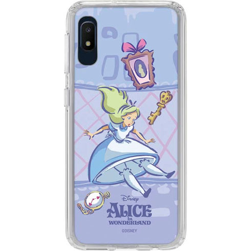 Disney Alice in Wonderland Falling down the Rabbit Hole Galaxy A10e Clear Case