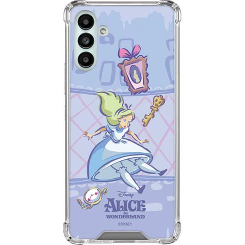 Disney Alice in Wonderland Falling down the Rabbit Hole Galaxy A13 5G Clear Case