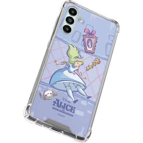 Disney Alice in Wonderland Falling down the Rabbit Hole Galaxy A13 5G Clear Case