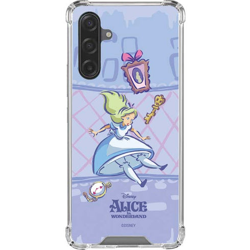Disney Alice in Wonderland Falling down the Rabbit Hole Galaxy A17 Clear Case