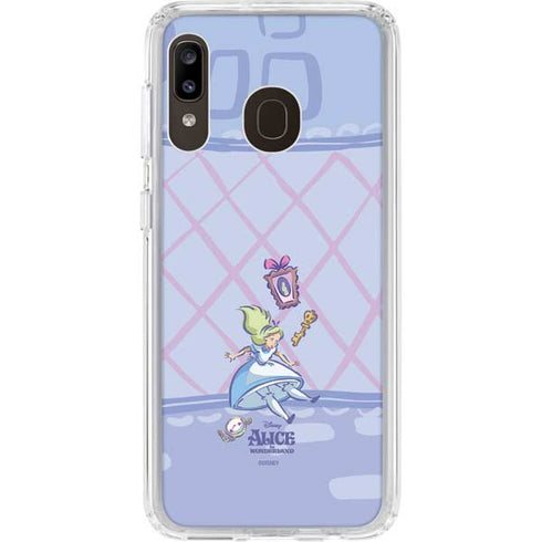 Disney Alice in Wonderland Falling down the Rabbit Hole Galaxy A20 Clear Case