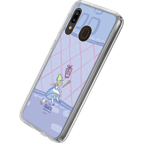 Disney Alice in Wonderland Falling down the Rabbit Hole Galaxy A20 Clear Case