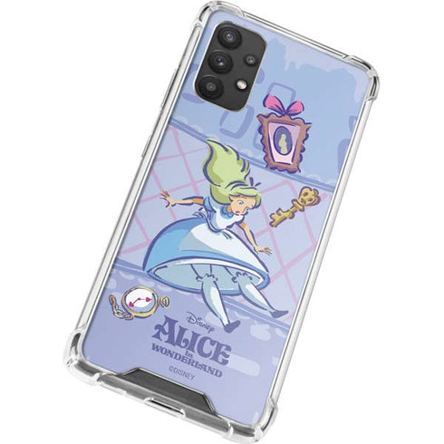 Disney Alice in Wonderland Falling down the Rabbit Hole Galaxy A32 5G Clear Case
