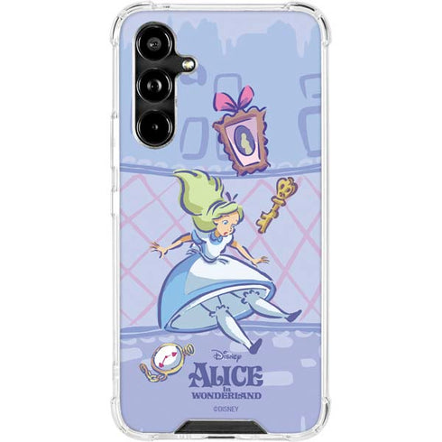 Disney Alice in Wonderland Falling down the Rabbit Hole Galaxy A54 5G Clear Case