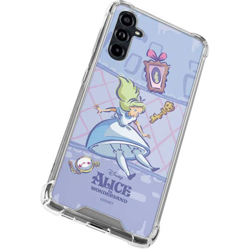 Disney Alice in Wonderland Falling down the Rabbit Hole Galaxy A54 5G Clear Case