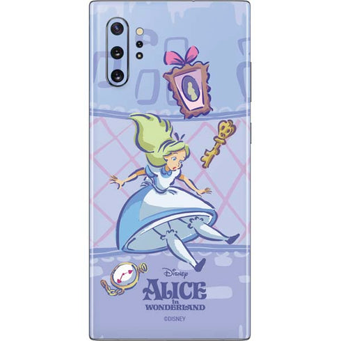 Disney Alice in Wonderland Falling down the Rabbit Hole Galaxy Note 10 Plus Skin
