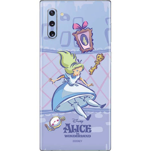 Disney Alice in Wonderland Falling down the Rabbit Hole Galaxy Note 10 Skin