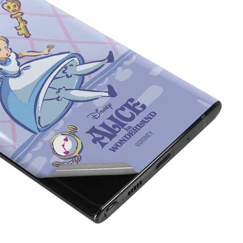 Disney Alice in Wonderland Falling down the Rabbit Hole Galaxy Note 10 Skin