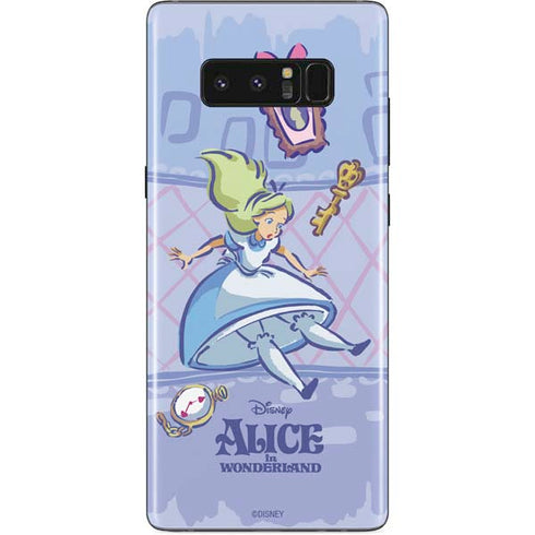 Disney Alice in Wonderland Falling down the Rabbit Hole Galaxy Note 8 Skin
