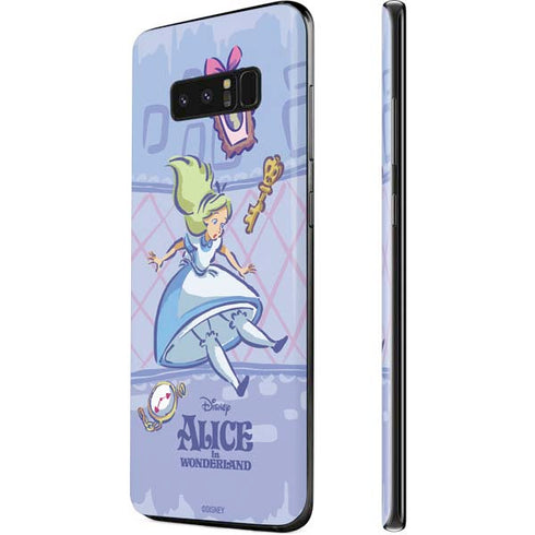 Disney Alice in Wonderland Falling down the Rabbit Hole Galaxy Note 8 Skin