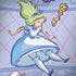 Disney Alice in Wonderland Falling down the Rabbit Hole Galaxy Note 8 Skin